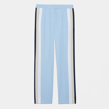 SIDE STRIPE LUXE 4-WAY STRETCH TWILL TROUSER