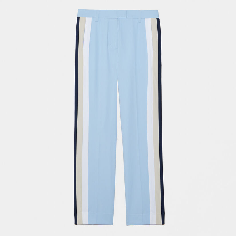 SIDE STRIPE LUXE 4-WAY STRETCH TWILL TROUSER image number 1