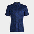 ICON CAMO TECH JERSEY MODERN SPREAD COLLAR POLO image number 1