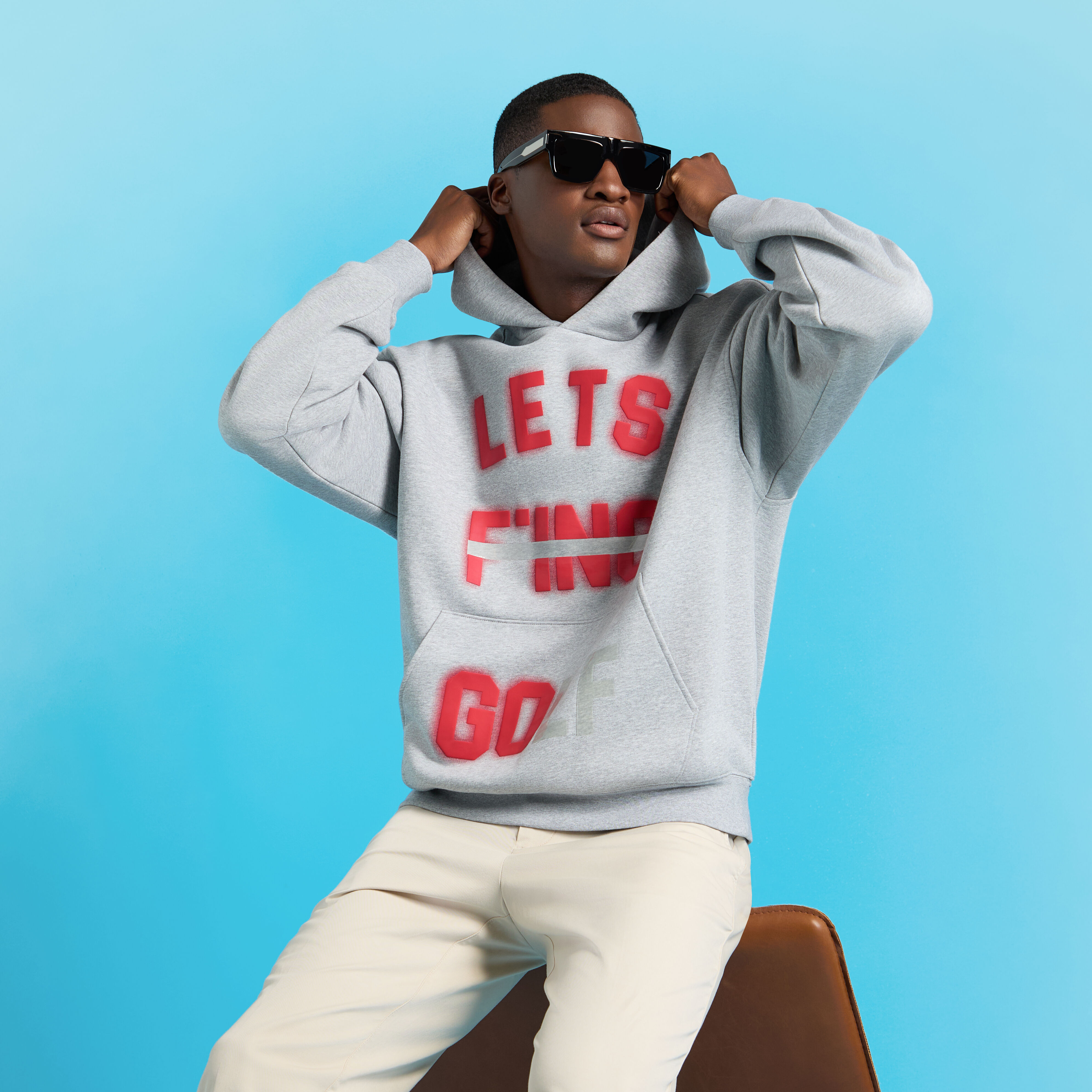 G/FORE ホワイト フーディー G FORE】BEARBRICK HOODIE(UNISEX) /追跡付 (G FORE/パーカー