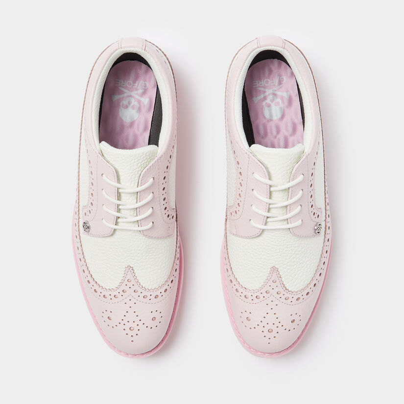 WOMEN'S GALLIVANTER PEBBLE LEATHER LONGWING GOLF SHOE image number 3