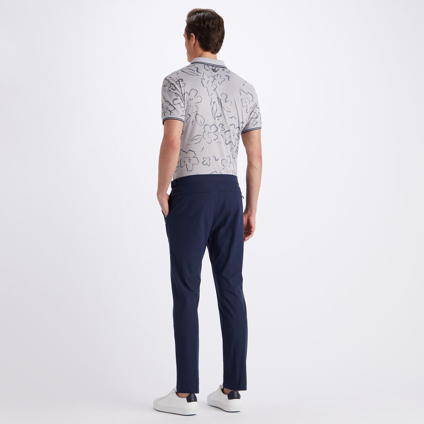 FLORAL WATERCOLOUR TECH JERSEY SLIM FIT POLO image number 5