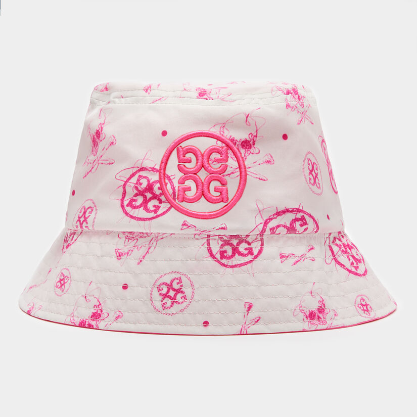 SKETCH NYLON TAFFETA REVERSIBLE BUCKET HAT image number 5
