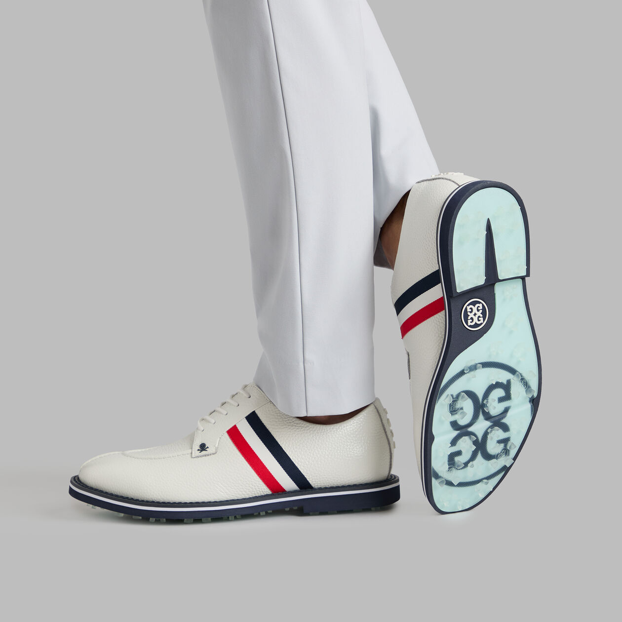 G/Fore Gallivan2R ⛳️ Golf Split Toe Shoe White Blue Men\'s US 9 (GMF000108) GMF000108_SDUN_2.jpg?fmt=webp main image 2