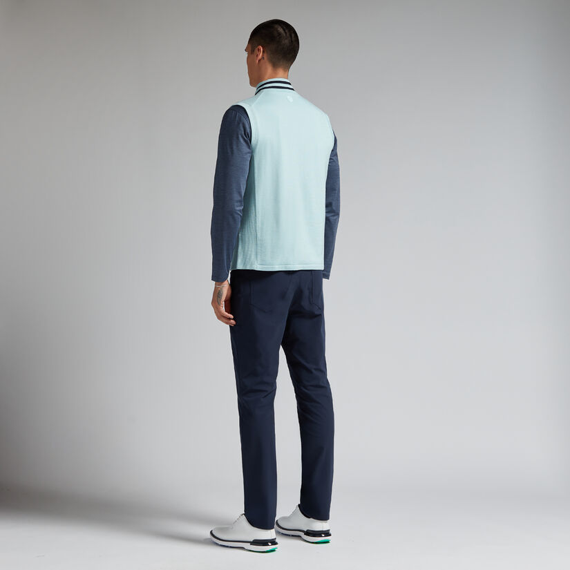 WIND BREAKER MERINO WOOL QUARTER ZIP VEST image number 4
