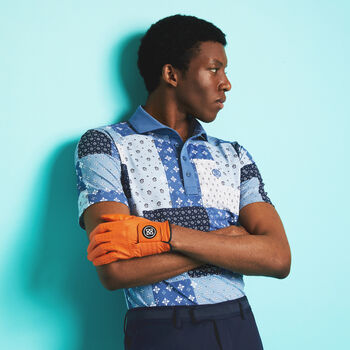 BORO PATCH TECH PIQUÉ MODERN SPREAD COLLAR POLO
