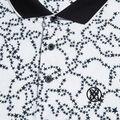 STAR DUST TECH JERSEY MODERN SPREAD COLLAR BANDED SLEEVE POLO image number 5