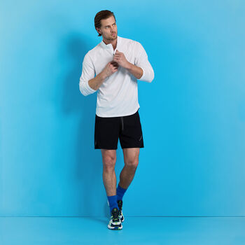 TECH M&Eacute;LANGE RAGLAN QUARTER ZIP PULLOVER