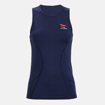 LIMITED EDITION U.S. OPEN TECH NYLON SLEEVELESS PERFORATED CIRCLE G'S OPS TANK