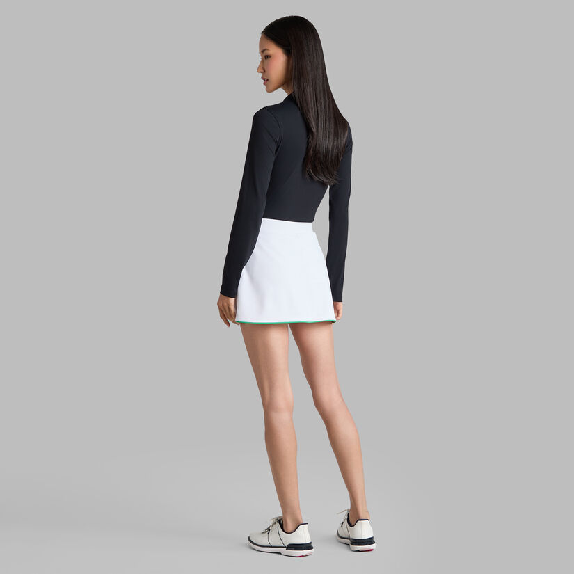 RIBBED TECH NYLON LONG SLEEVE POLO image number 4