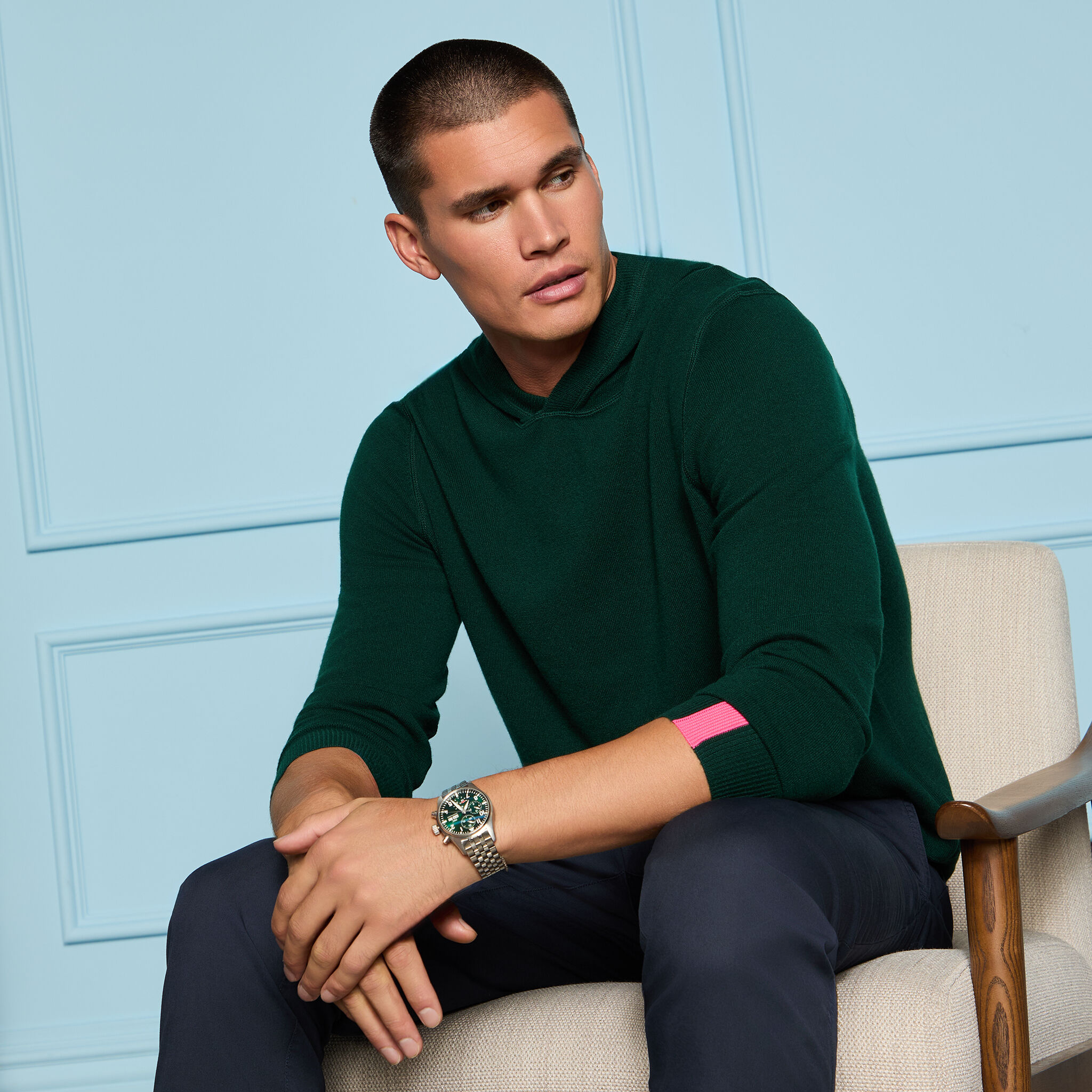 CASHMERE HOODED SWEATER | MEN'S SWEATERS | G/FORE