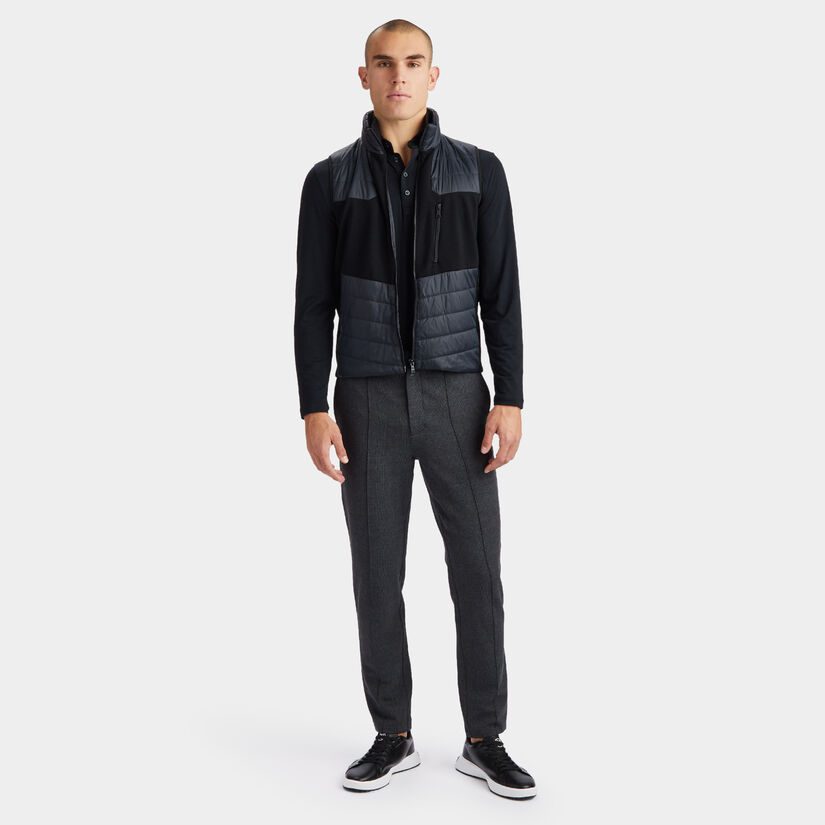 PIXELATED SKULL & TEES MERINO WOOL FULL ZIP VEST image number 4