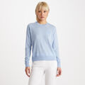 TALK BIRDIE TO ME MERINO WOOL CREWNECK SWEATER image number 3