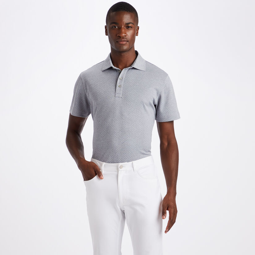 DOT JACQUARD SLIM FIT POLO image number 3
