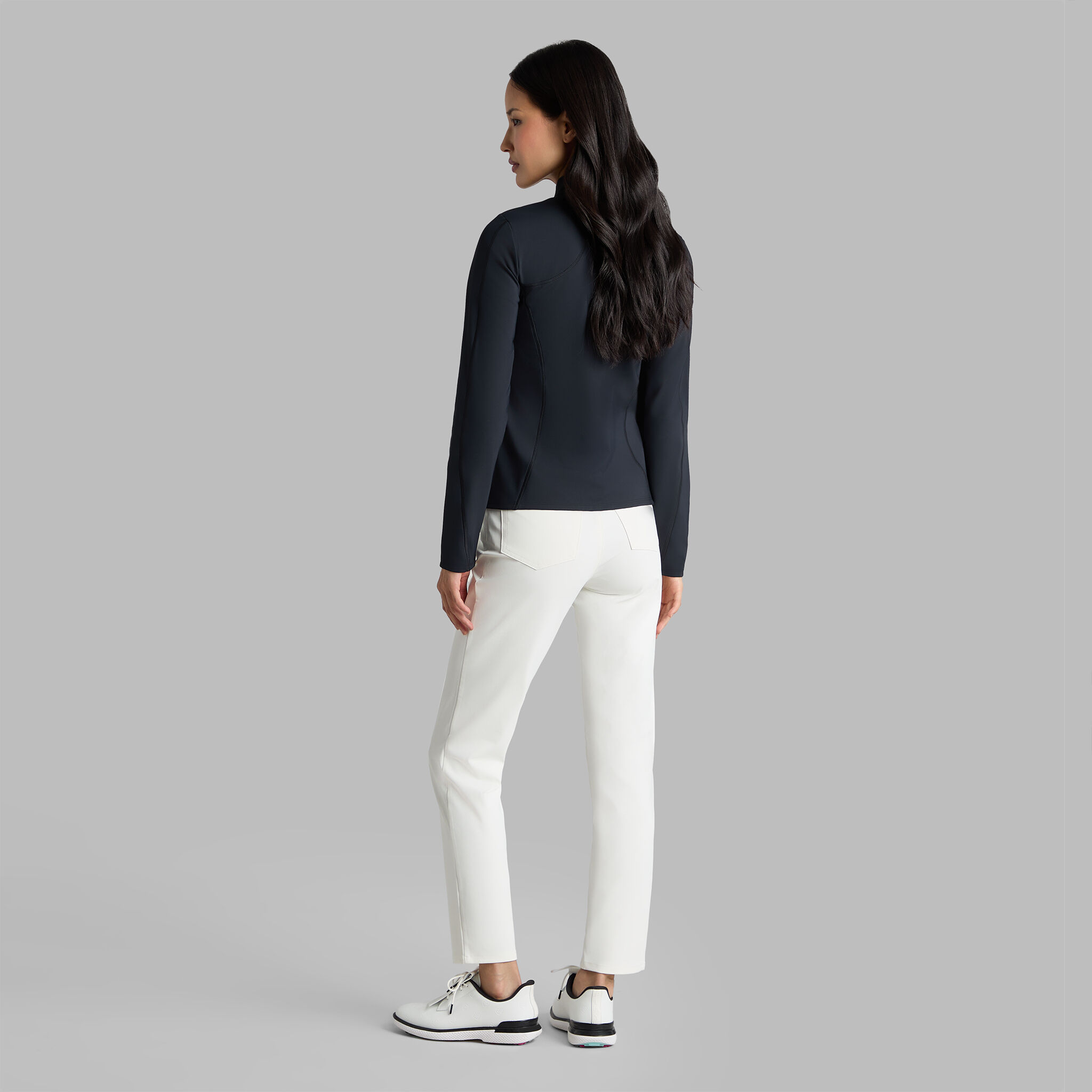 BRUSHED BACK STRETCH FITTED LAYER | WOMEN'S PULLOVERS & QUARTER
