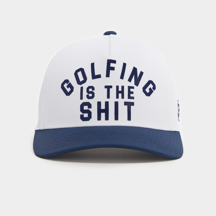 GOLFING IS THE SH*T STRETCH TWILL SNAPBACK HAT image number 2