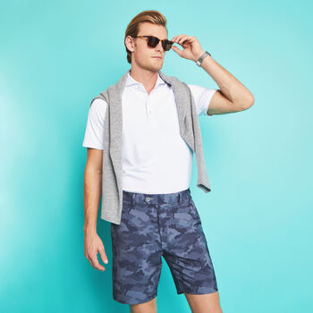 CAMO MAVERICK 4-WAY STRETCH 8" INSEAM SHORT