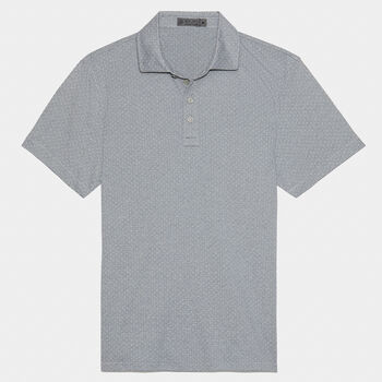 DOT JACQUARD SLIM FIT POLO