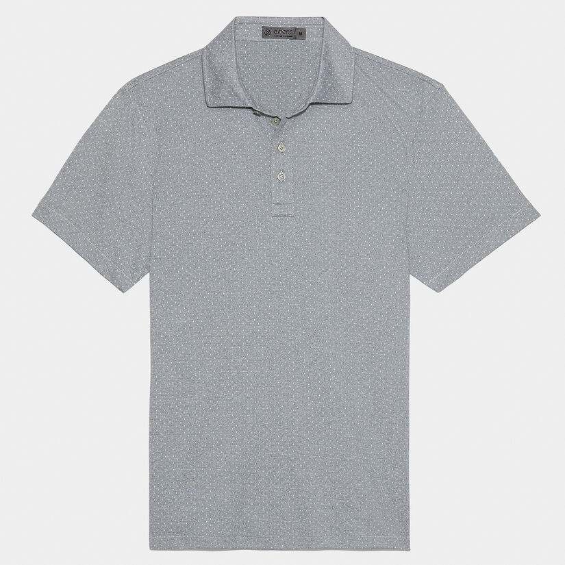 DOT JACQUARD SLIM FIT POLO image number 1