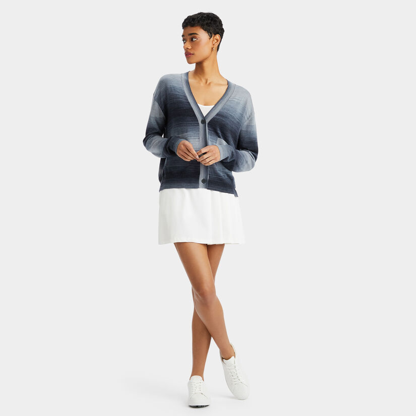 OMBRÉ MERINO WOOL CARDIGAN image number 4