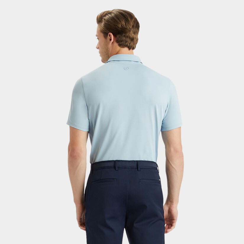 RIB GUSSET TECH PIQUÉ MODERN SPREAD COLLAR POLO image number 5