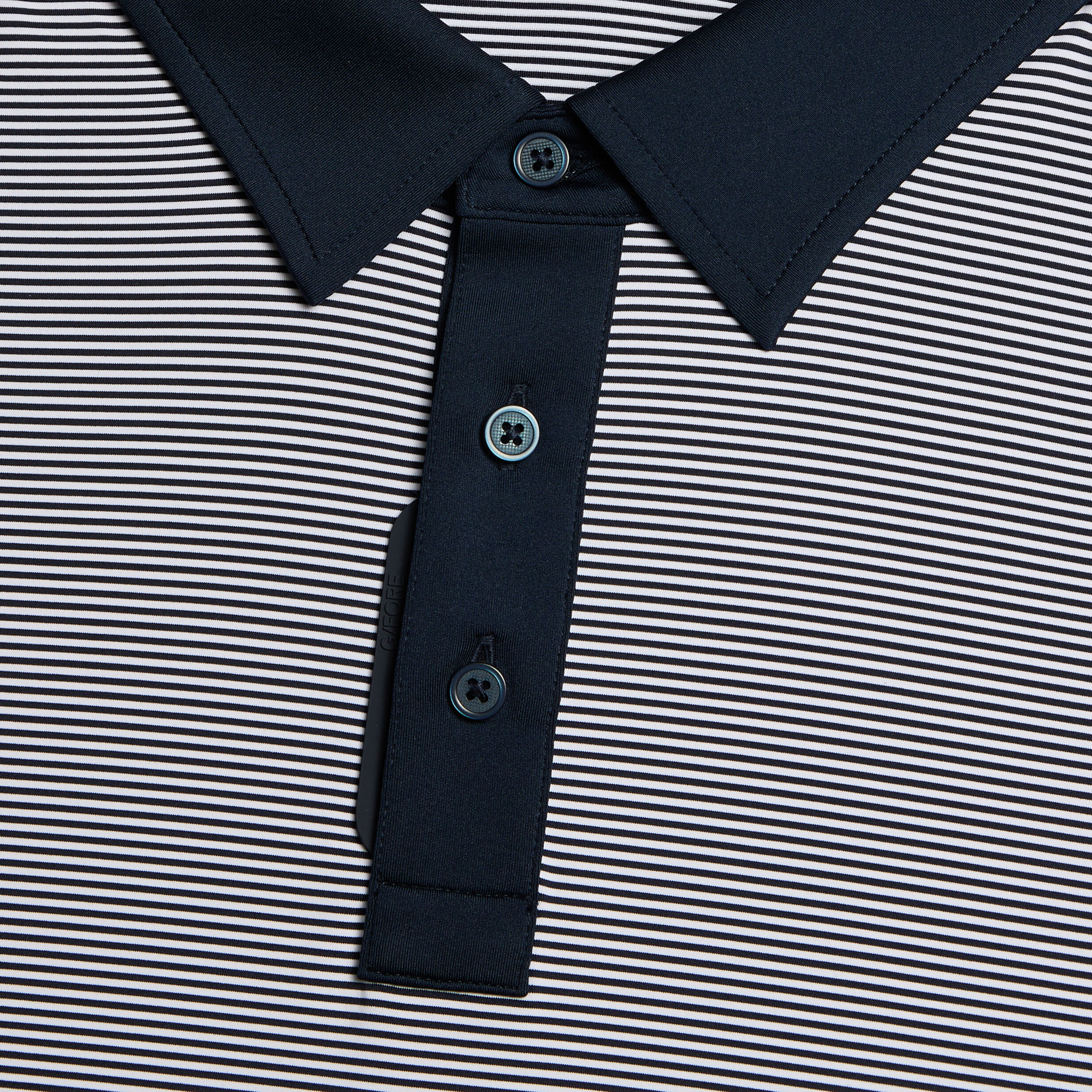 FEEDER STRIPE FINE TECH JERSEY POLO