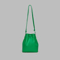 LEATHER CART BUCKET BAG image number 2