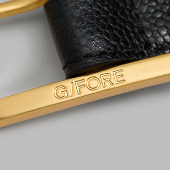 MEN'S METAL TEES PEBBLE LEATHER BELT - Alternate Image 1