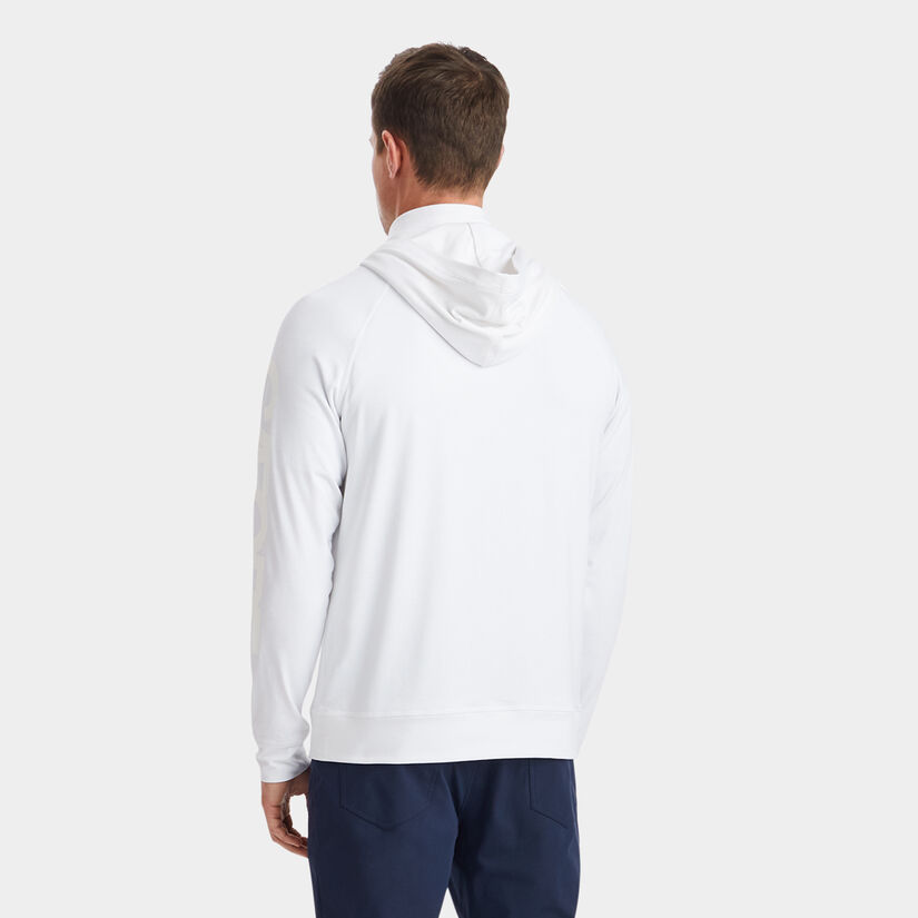 HOODED LUXE QUARTER ZIP MID LAYER image number 5