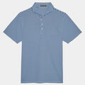 FEEDER STRIPE MODERN SPREAD COLLAR TECH PIQUÉ SLIM FIT POLO image number 1