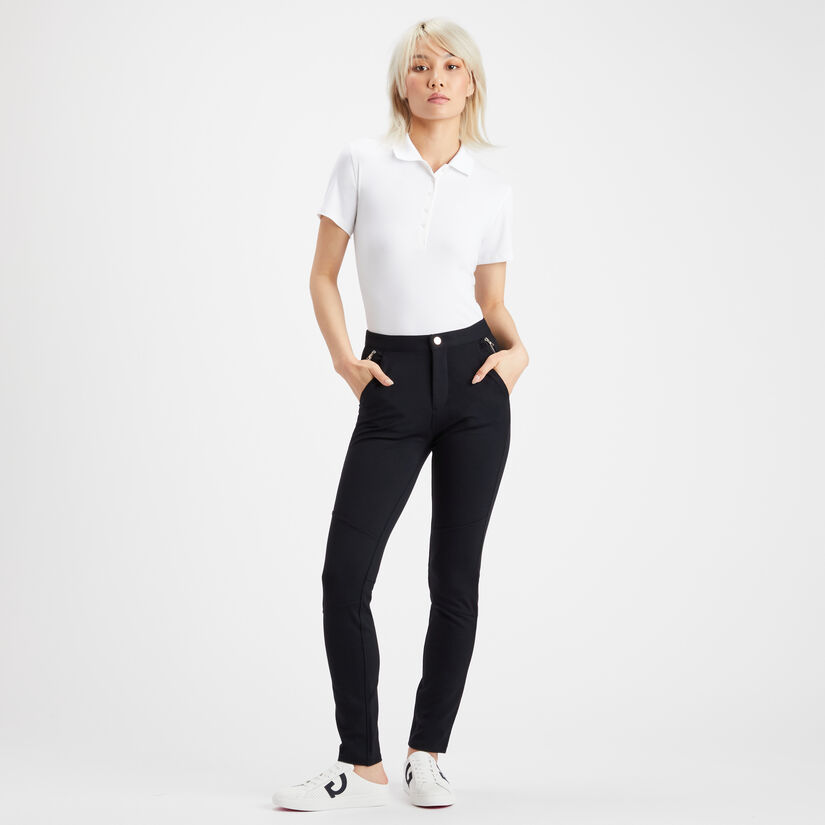 DOUBLE KNIT MOTO LEGGING image number 4