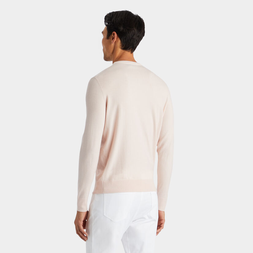 MERINO WOOL BLEND CREWNECK SWEATER image number 5