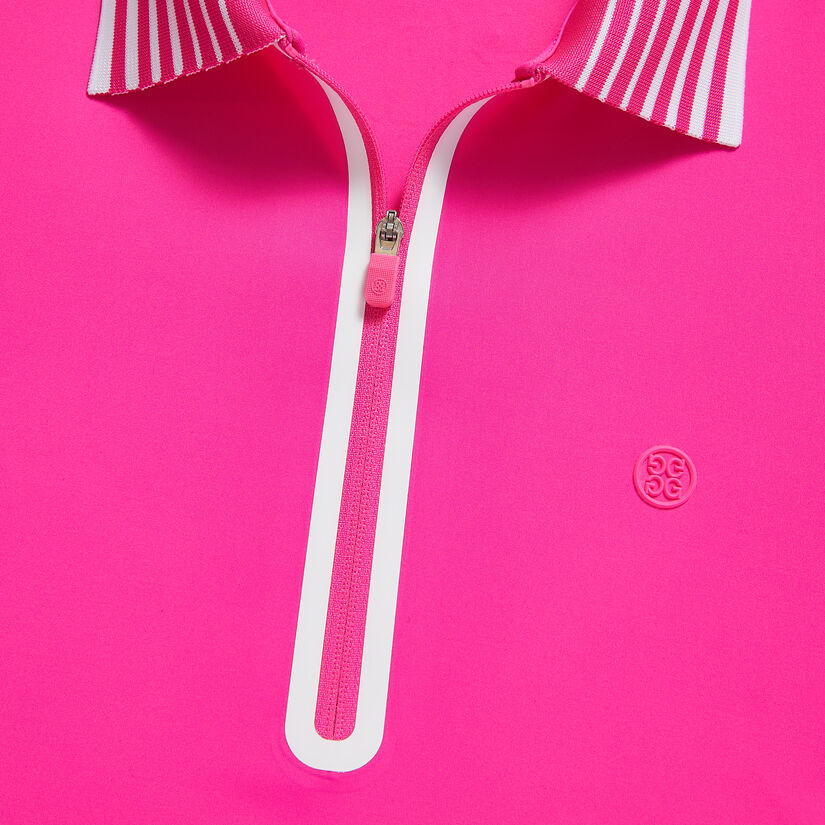 SILKY TECH NYLON ZIP POLO image number 6
