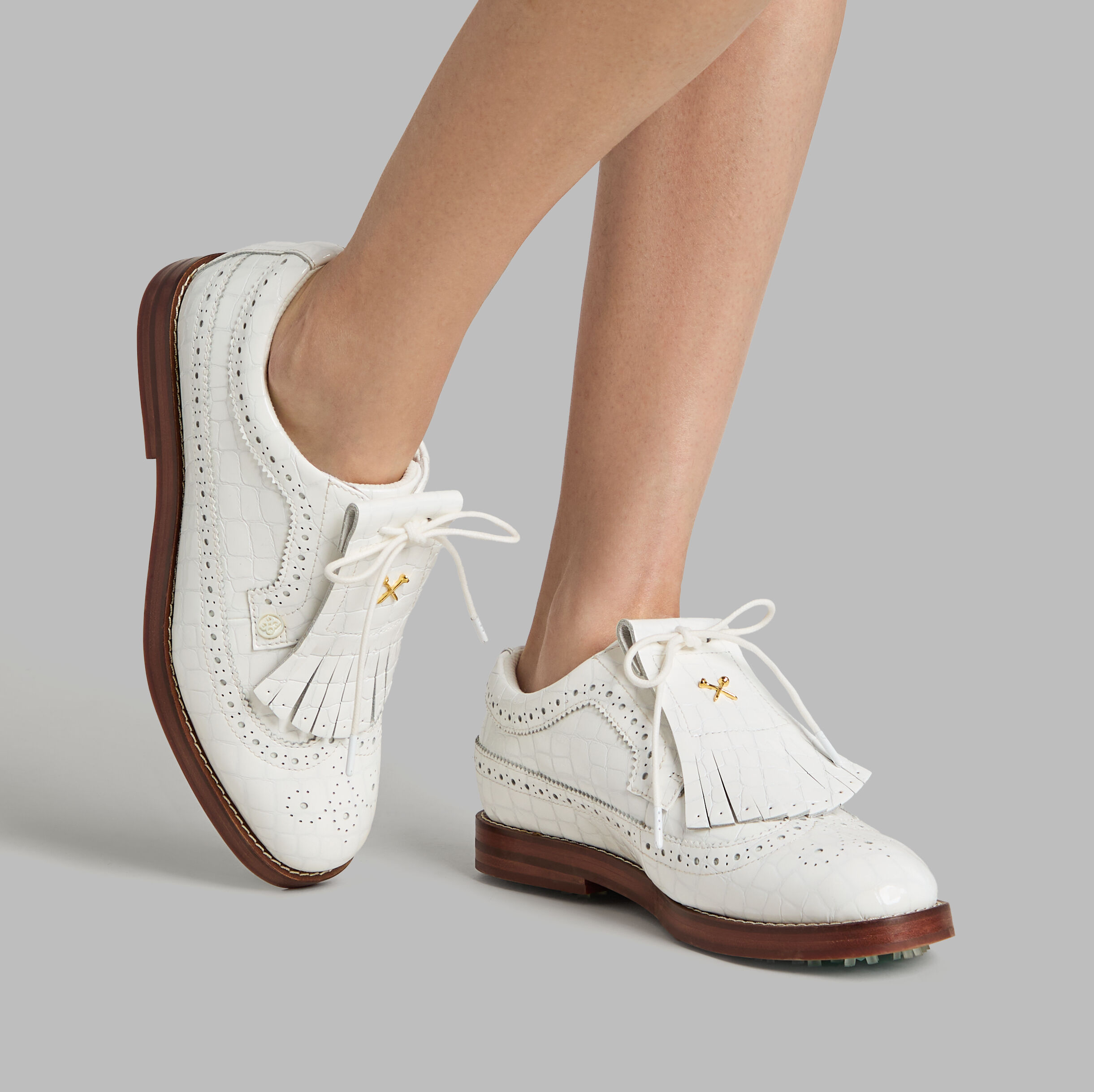 WOMEN'S LTD RELEASE GALLIVANTER CROC-EMBOSSED LEATHER LUXE SOLE