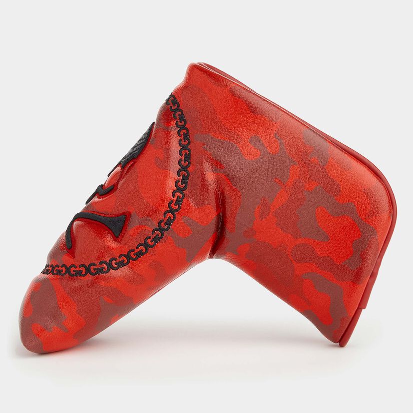 SKULL & T'S CAMO VELOUR LINED BLADE PUTTER COVER image number 3