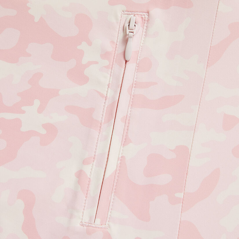 CAMO SILKY TECH NYLON A-LINE SKORT image number 6