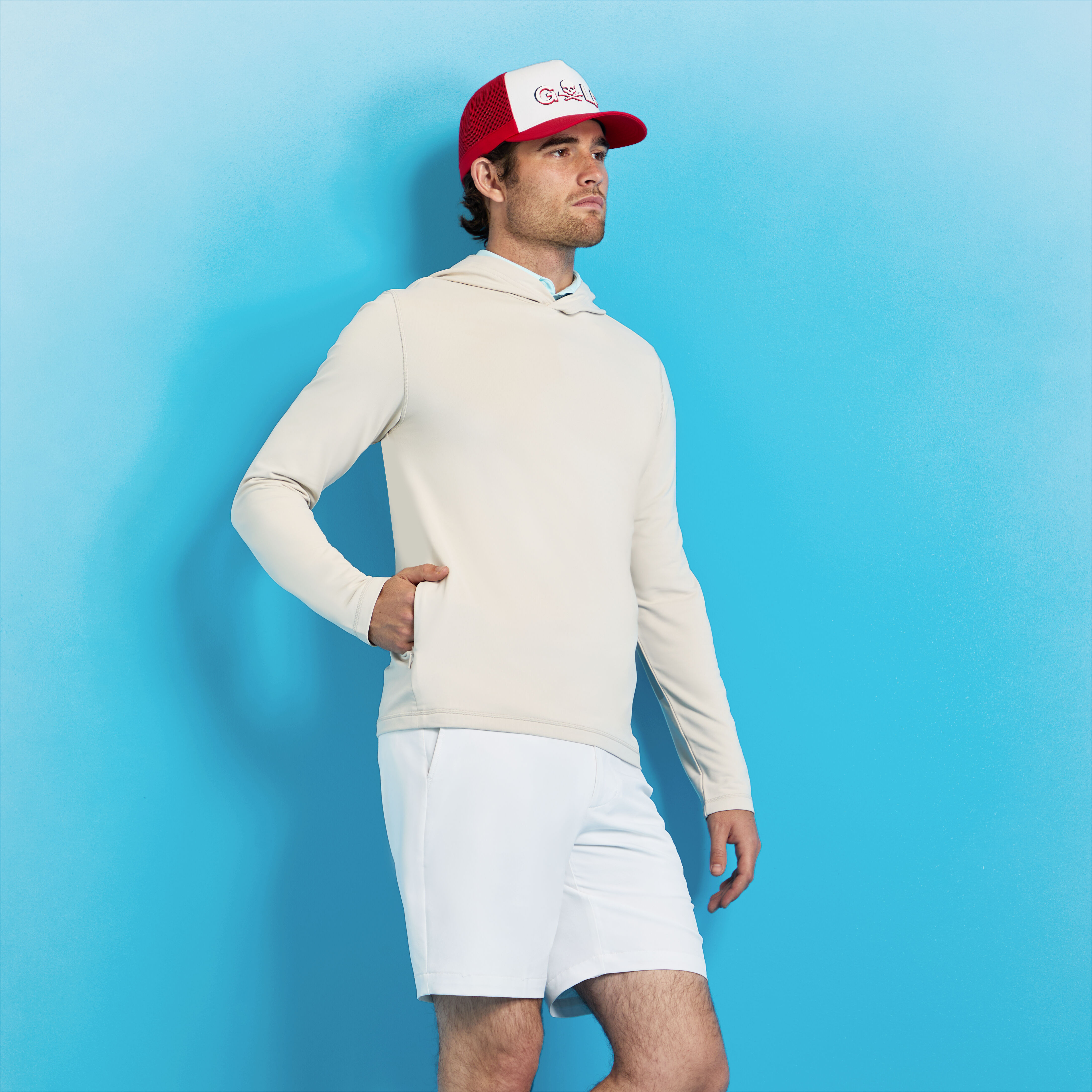 BRUSHED BACK TECH HOODIE | HOODIES FOR MEN & WOMEN | G/FORE