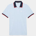 STAPLE STRIPE RIB COLLAR TECH JERSEY SLIM FIT POLO image number 1