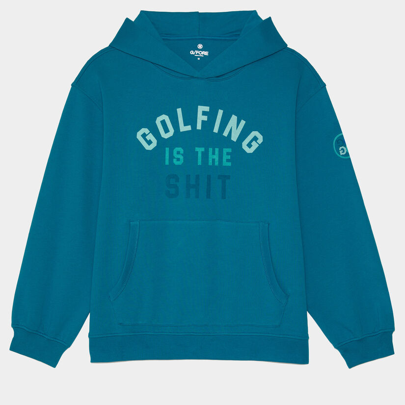 GOLFING UNISEX OVERSIZED FRENCH TERRY HOODIE image number 1
