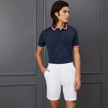 TUX RIB COLLAR TECH JERSEY SLIM FIT POLO