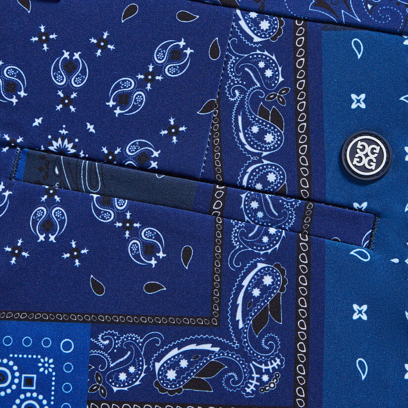 BANDANA PRINT MAVERICK 4-WAY STRETCH 8" INSEAM SHORT image number 6