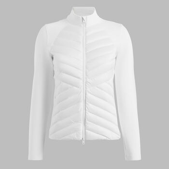 V-DOWN QUILTED HYBRID JACKET