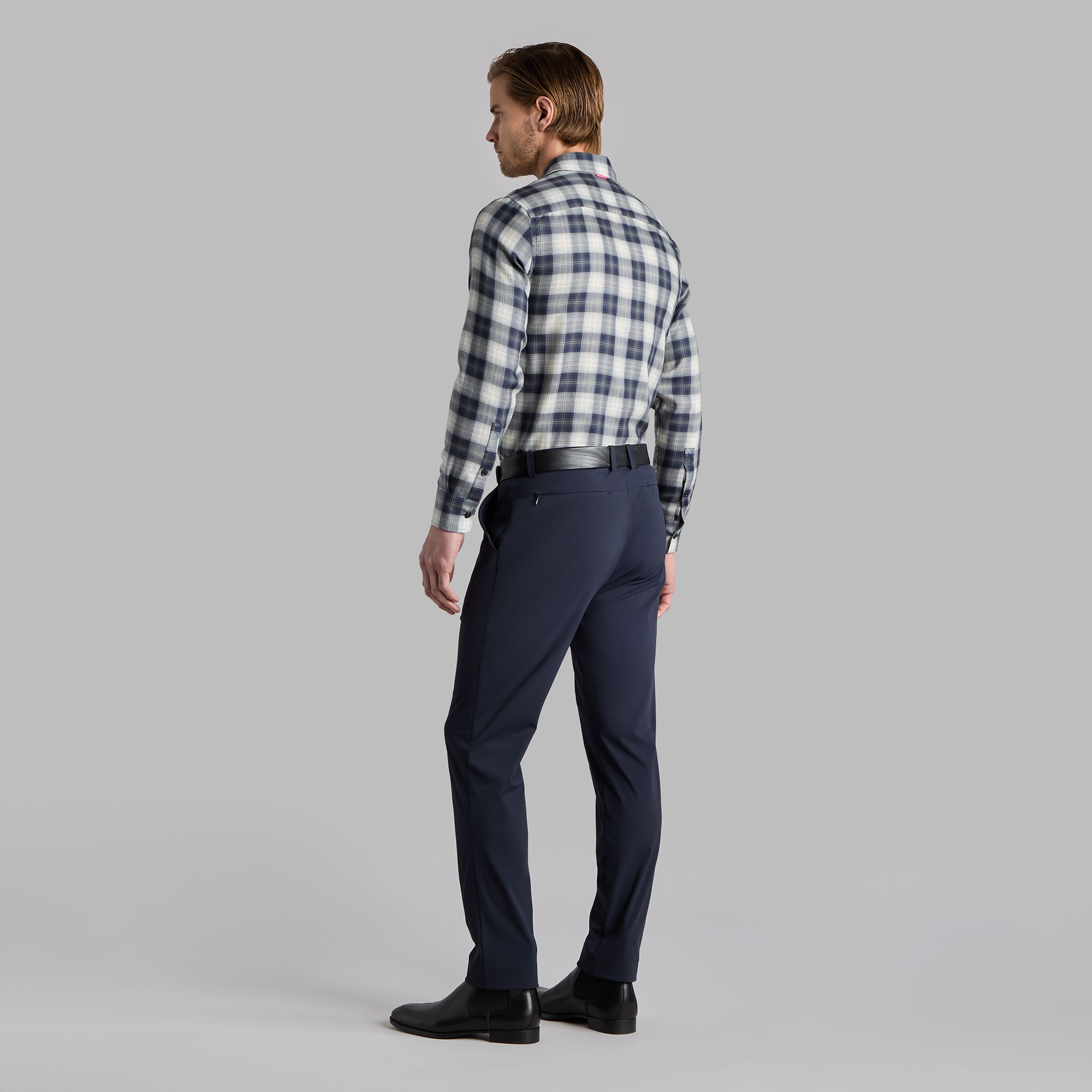 【Paragraph】23SS★ Paragraph Double Felt Garment T No.040 WOOL SHADOW PLAID SHIRT | MEN'S TOPS |G/FORE