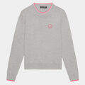 CIRCLE G'S RELAXED MERINO WOOL CREWNECK SWEATER image number 1