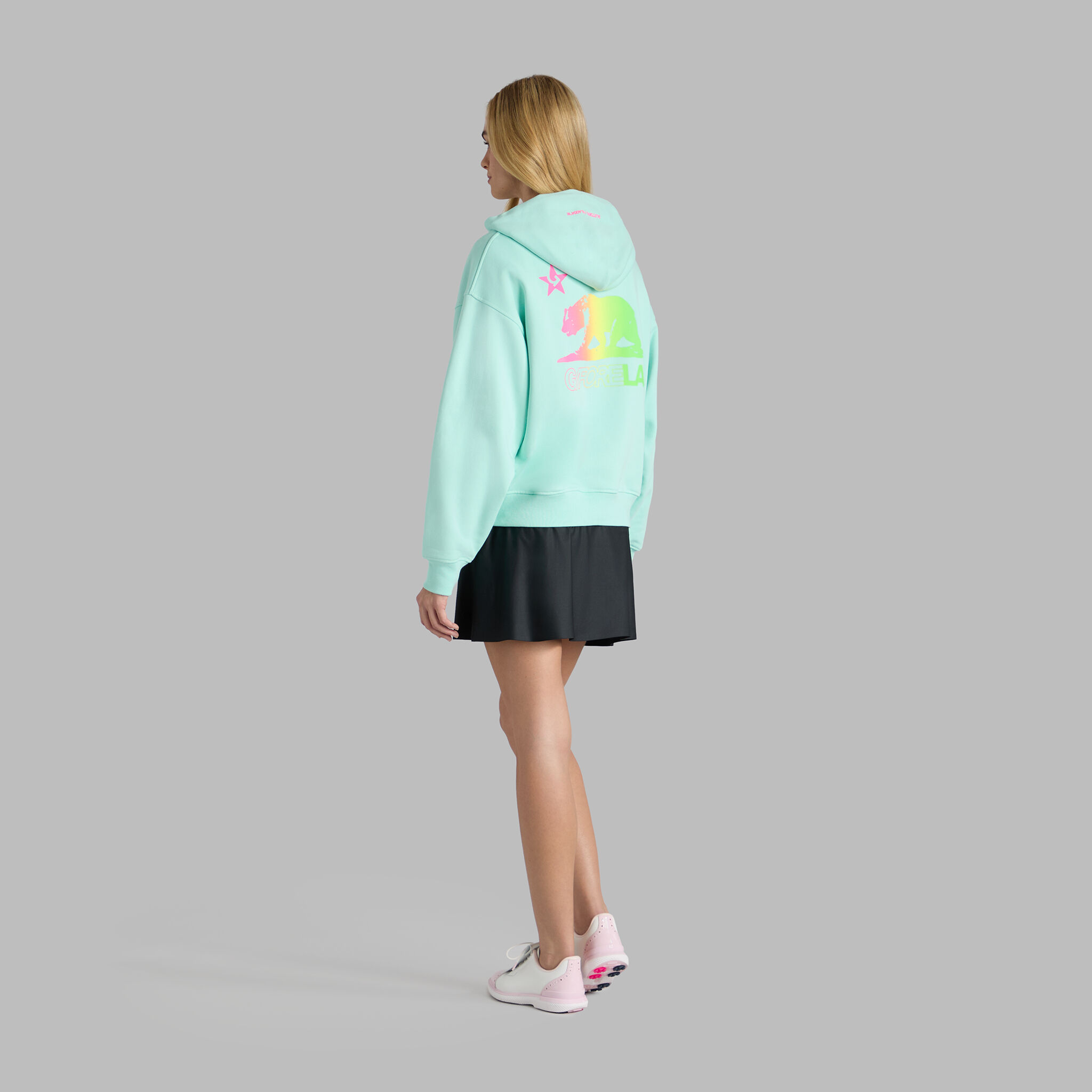 【G/FORE】◆LA OVERSIZED FRENCH TERRY HOODIE◆GMM000024◆ G/FORE WOMENS LA FRENCH TERRY OVERSIZED HOODIE - TWILIGHT
