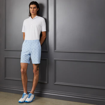 SKULL & T'S MAVERICK 4-WAY STRETCH 8" INSEAM SHORT