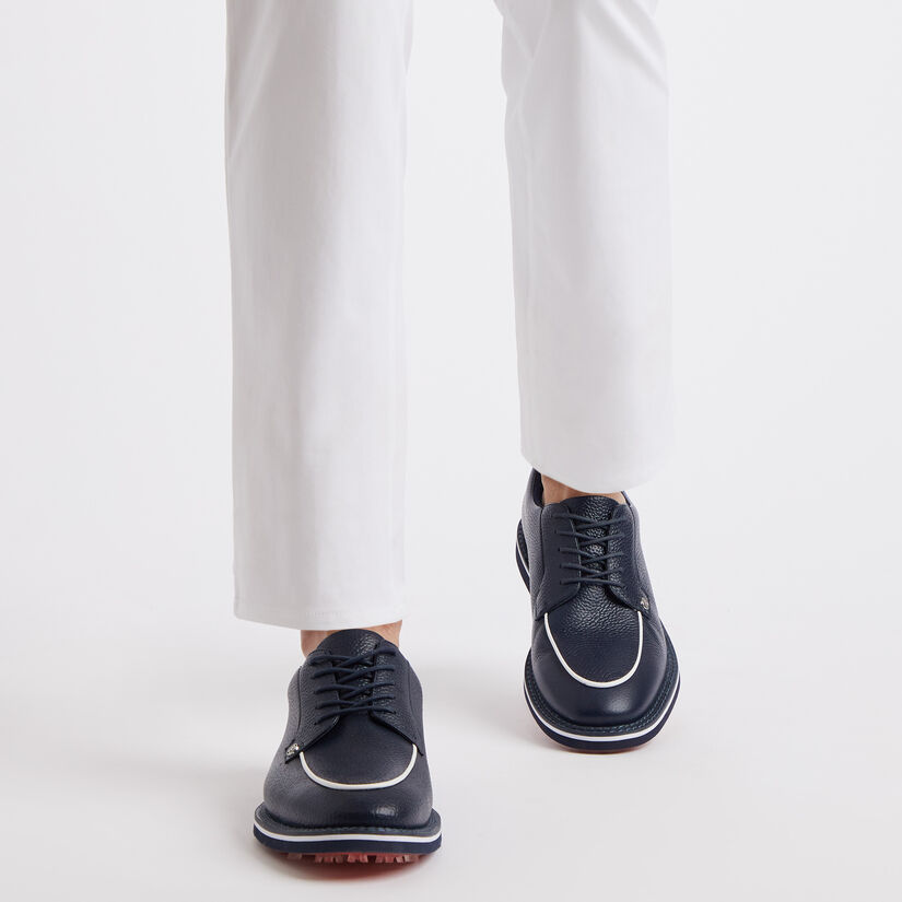 MEN'S GALLIVANTER PEBBLE LEATHER CONTRAST SPLIT TOE GOLF SHOE image number 7