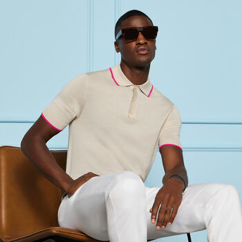 LTD RELEASE MERINO WOOL KNIT SWEATER POLO