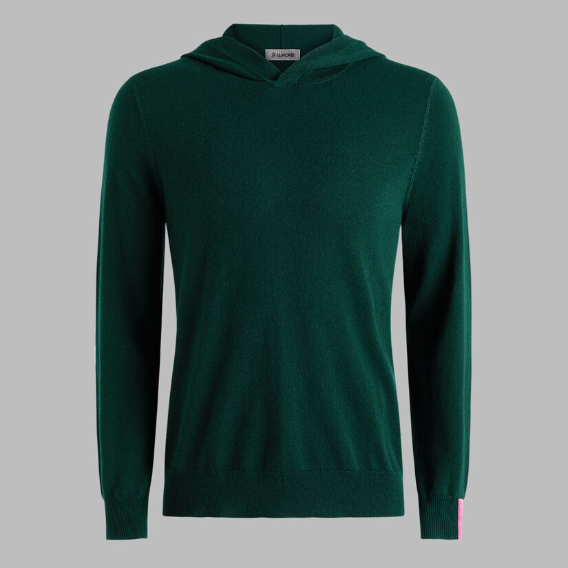 CASHMERE HOODED SWEATER image number 3