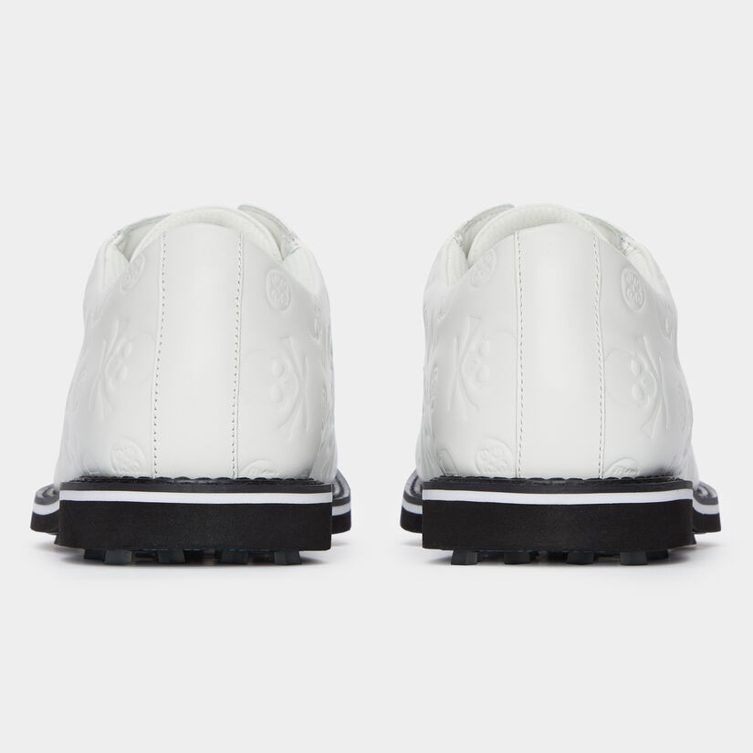 MEN'S GALLIVANTER DEBOSSED SKULL & T'S LEATHER GOLF SHOE image number 5
